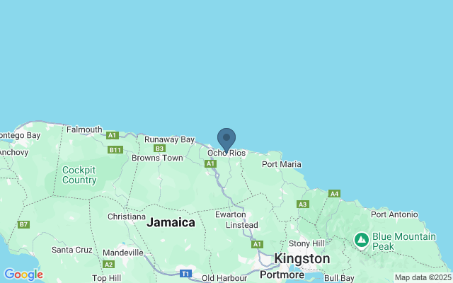 Kaart met locatie Coyaba River Garden & Museum